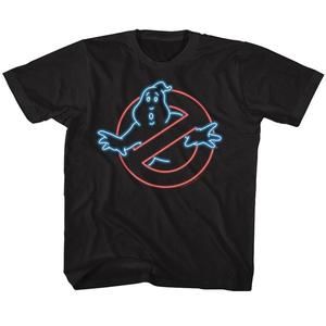 The Real Ghostbusters Neon Ghost Black Toddler T-Shirt